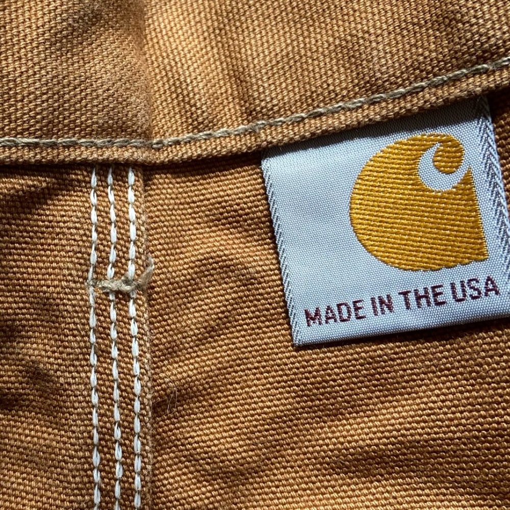 Carhartt Firm Duck Double-Front Dungaree - 46Wx32L - Picture 6 of 8